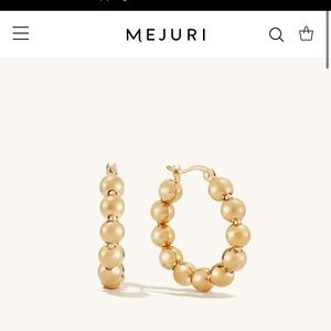 Mejuri gold hoops